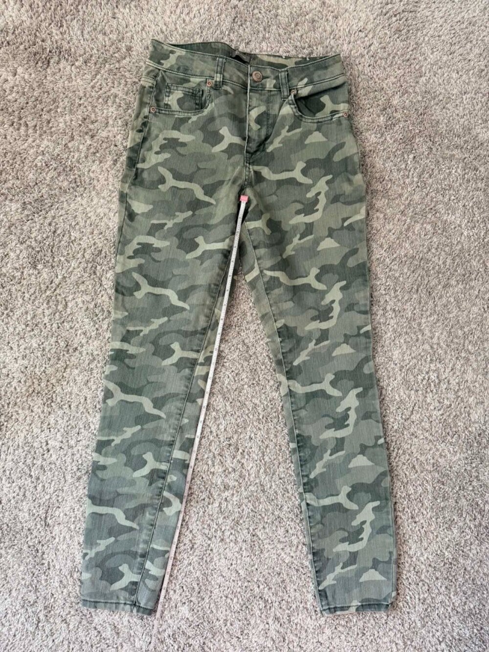 New Women's Maurices Camo Full-Length Skinny Jeans Size Reg S